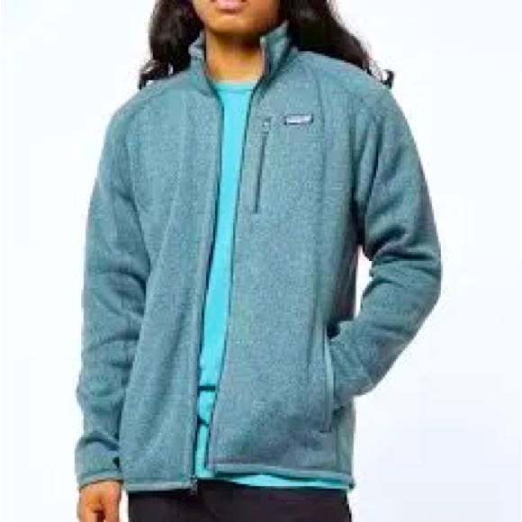 Patagonia W's Performance Better Sweater Jacket Blue L Full Zip Thumb Holes Cozy - Picture 1 of 9